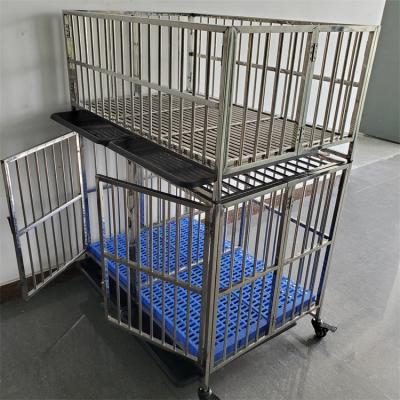 China Direct Sales Breathable Stainless Cage Factory Pet Store Foldable Display Dog Cages for sale