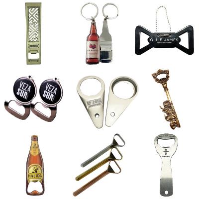 China Factory Customized Viable Banana Shape Zinc Alloy Bottle Opener With Key Chain for sale