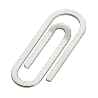 China Global Wholesale Professional Custom Logo Metal Stainless Steel Silver Brass Aluminum Clip for sale