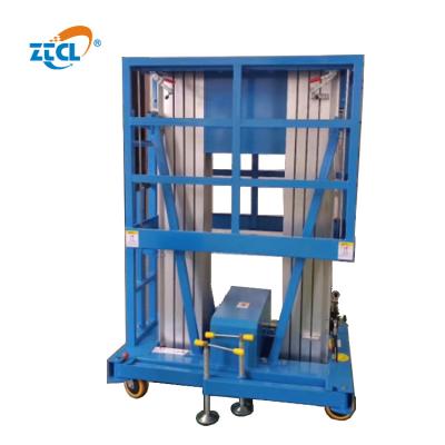 China Aluminum Ladder Work 14m Lift Platform Electric Hydraulic Man Lift for sale