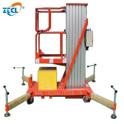 China Mobile Hydraulic Aerial Work Platform Manlift 6m 8m Mini Hydraulic Platform Aerial Work for sale