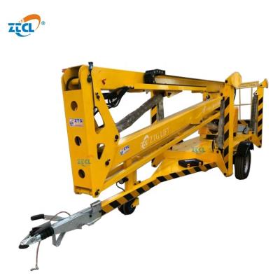 China Safety Easy Operation Convenience Hydraulic Trailer Mounted Articulated Arm Lift for sale