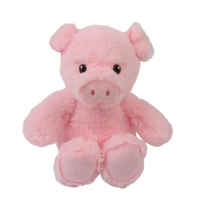 China 100% Recycled Polyester Plush Stuffed Animal Pink Color Pig Plush Toy for sale