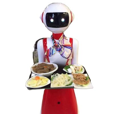 China Best price 2022 good quality new design humanoid commercial robot delivered to hotel rooms and humanoid robot waiter robot for sale