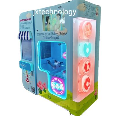 China Automatic Candy Robot SDK Electric Cotton Candy Floss Vending Machine for Shopping Malls for sale