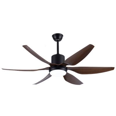 China Modern Bedroom Ceiling Fan 52inch Natural Wind 6 Blades Fan Ceiling Fan Light Low Noise for sale