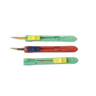 China Wholesale ABS Lockable Single Use Medical Standard Scalpel Surgical Scalpel Blades for sale