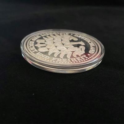 China China Custom Pure Silver Metal 999 Commemorative Coin Customized Silver Coin for sale