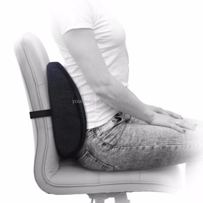 China Tournure Car Backrest Waist Anti-Decubitus Memory Foam Lumbar Support Cushion Back Pillow for sale