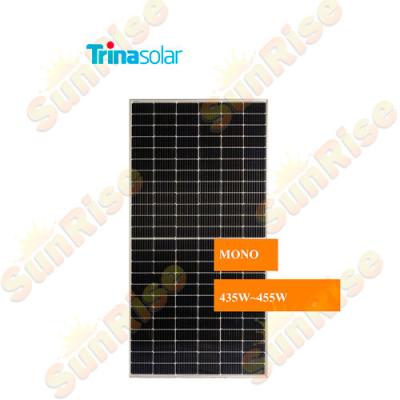 China hybrid solar panel system trina 440w with 25 years guarantee photovoltaic PV rating solar panels panel efficiency: 21.1% for sale