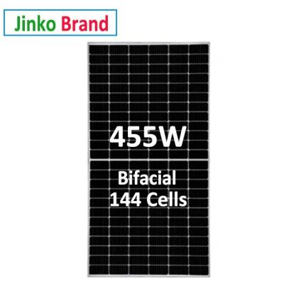 China 440W 445W 450W 455W Double Bifacial Mono Glass Perc Solar Panel Solar Power With TUV Certificate With 30 Years Warranty Panel Efficiency: 21.1% for sale