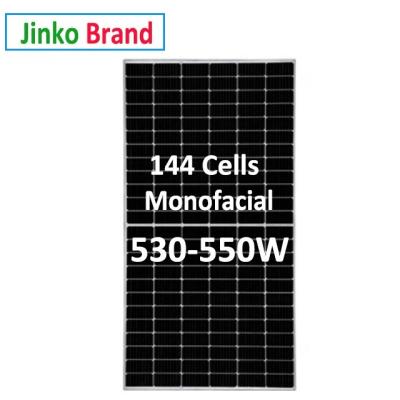 China Jinkosolar 530-550w monofacial solar jinko 530w jinko pro tiger jinko half-cut module solar panle panel efficiency: 21.1% for sale