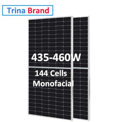 China Trina PERC Solar Cell Mono Solar Panel Price 450W 445W 455W PV Solar Panels Solar With Good Price In Spain Panel Efficiency: 21.1% for sale