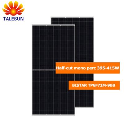 China Cheapest Talesun Solar Panel Home Monocrystalline Solar System TP6F72M Half-cutpv Module Bistar Tp6f72m 395-415w 9bb for sale