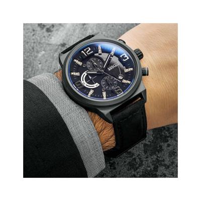 China Hot Selling Chronograph Chronograph Sports Watch Waterproof Quartz Chronograph Watch for sale