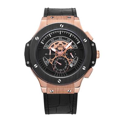 China New Chronograph Men's Waterproof Quartz Watch Chronograph Sports Quartz Watch for sale