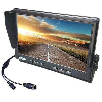 China High Quality CVBS Remote Control 10.1 Inch Car LCD Monitor High Brightness 1024*600 Resolution Car Flip Down 10.1 Inch Widescreen For Reverse for sale