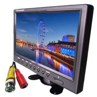 China New Desktop Widescreen 9 Inch LCD Monitor TFT Color Screen For Car CCTV Camera System With BNC Video Input Q9 Connect Industrial CCD for sale