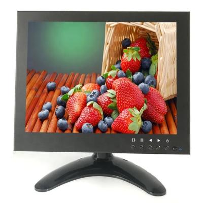 China Metal Case 12V LCD Screen 8 Inch 1024*768 TFT LED CCTV Desktop Monitor With VGA AV Bnc HD Port For Mini Computer Display Security Camera for sale