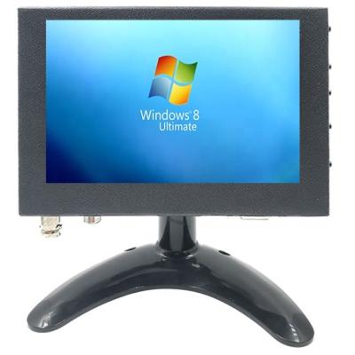 China PC Monitor 5 Inch Small TFT LCD Mini Computer Display Industrial Metal Shell Color Screen VGA/BNC/AV Video Input PC Monitor for sale