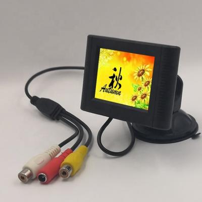 China RGB Mini Car Display Rearview 2.4 Inch Car Monitor Reversing Kit TFT LCD Screen DC5V12V Interface AV For STB DVD TV FPV Monitor for sale