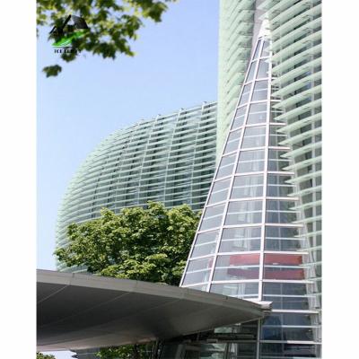 China Contemporary Balcony Glass Curtain Window Led Animation Shading Curtain Wall Structural Glass Curtain Walls for sale