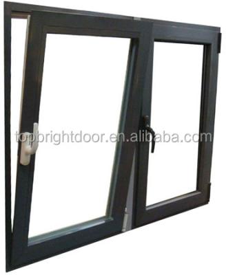 China Magnetic Screen Aluminum Horizontal Pivot Window For Residential for sale