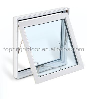 China Magnetic Philippine Outdoor Home Tent hurricane proof PVC/UPVC Top Hung Screen Windows Price for sale