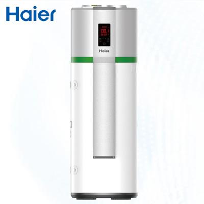 China Hotel Enamel Tank Storage 200L 250L Electric All In One Household Boiler High Temperature Air To Hot Water Heat Pump Water Heater for sale