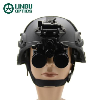 China 300M LINDU OPTICS night vision field of view outdoor 50 degree 50-80mm intensifier tubes PVS-31 two night vision binoculars for sale