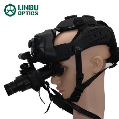 China > 0.25M LINDU OPTICS Build In IR Illuminator GEN 2+ Night Vision Hunting Goggles for sale