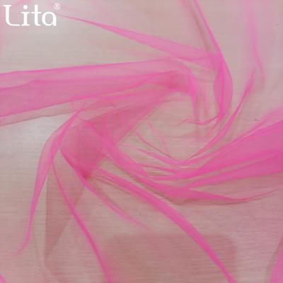 China Other High Quality Lita 20D Tulle Mesh Fabric For Wedding Dress for sale