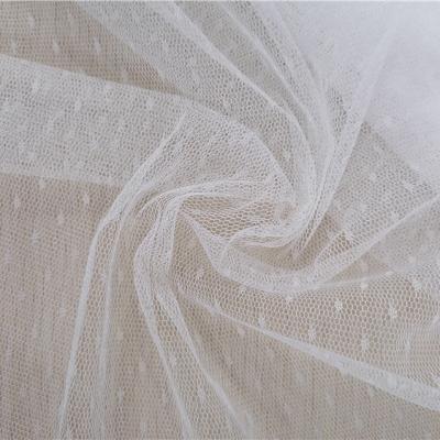 China 100% Sustainable Polyester For Lingerie Perforated Net Net Tulle Fabric Tulle for sale