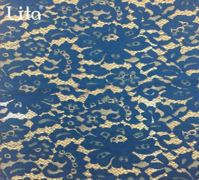 China Viable lita lita high quality positioning cotton and elastic nylon lace fabric for sale