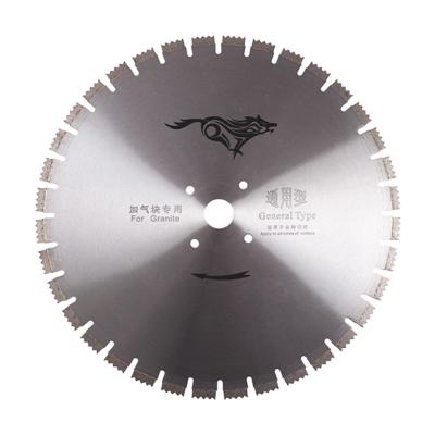 China Concrete Cutting 600mm / 24 inch 700mm / 28 inch Diamond Circular Cutter Saw Blade for Cutting Aerated Block Brick for sale