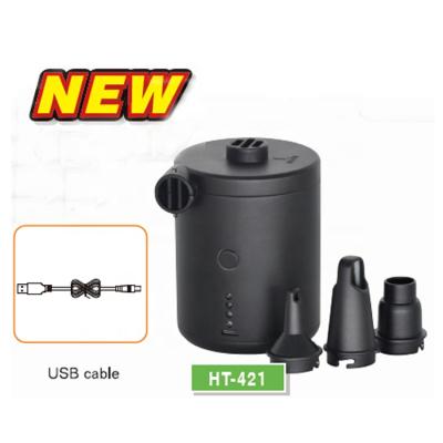 China 2019 Latest USB Cable Super Mini Shape Stermay Mini Electric Rechargeable Air Pump Portable HT-421 for sale