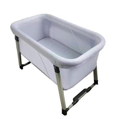 China Contemporary high quality promotion wooden baby cradle with rocking mode and crib mode for sale