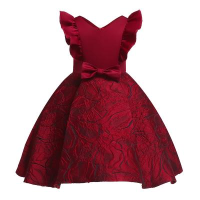 China New Style Breathable Flower 3-8 Years Old Girl Wedding Birthday Party Dress Kids Dresses for sale