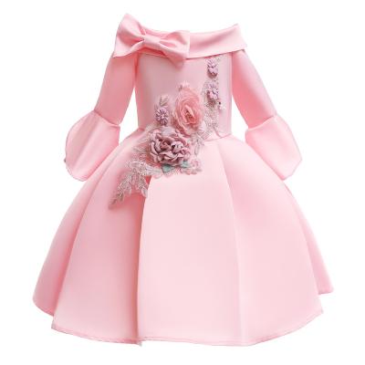 China Breathable Design Girls' Sequins Boutique Dresses Kids Wedding Flower Dress For Girl for sale