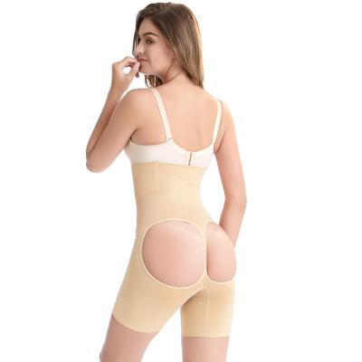 China High Waisted Seamless Breathable Mesh Butt Lift Shaper Bodysuit with Tummy Control Booty Pusher Panties for sale