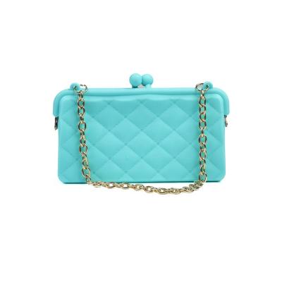 China Fashion Candy Color Silicone Mini Ladies Bags Jelly Handbag Women for sale