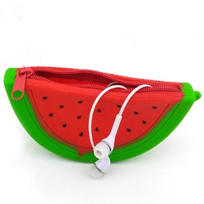 China Fashion Free Sample Promotional Items Watermelon Coin Purse Wallet for sale