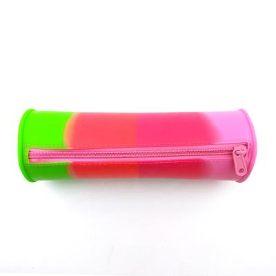 China Schools & Offices factory silicone pencil case wholesale silicone school pencil case large for sale