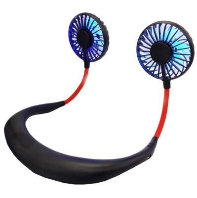 China New Product Amazon Best Sellers Car Electric Mini Halter USB Rechargeable Neck Fan for sale