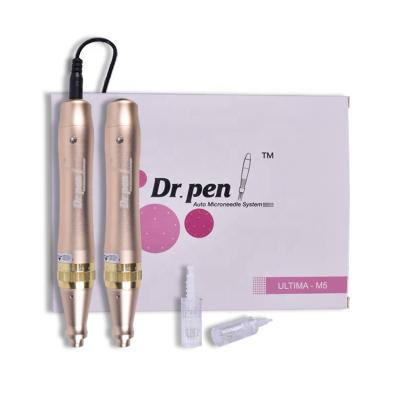 China Original Non-surgical Gold Permanent Dr. Pen Microneedling Therapy Derma Wireless Pen For Home Rejuvenation And Use Skin Machine for sale