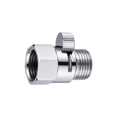 China Without Diverter Water Flow Control Valve Brass Shut Off Valve For Shower Head for sale