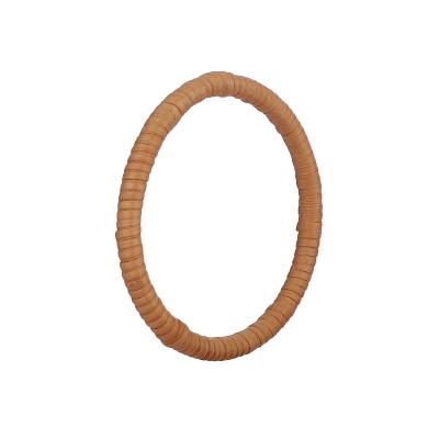 China 2021 wholesale bamboo wood bracelet woven jewelry handmade bracelet retro factory price fashion summer rhinestone rattan bracelet environmental friendly for sale