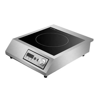 China Commercial AC Hotel Single Knob Professional Induction Cooker Induction Industrial Burner 220v 3.5kw Stove for sale