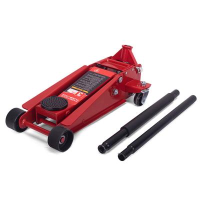 China Jack Bison China Vehicle Lifting Auto Body Manual 3 Ton Car Body Repair Hydraulic Extra Long Floor Jack For Workshop for sale