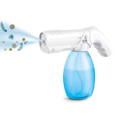 China Adjustable Garden Sprayers Throw 800ml Spray Style 800ml Nano Mist Spray Bottle Rechargeable Electric Fine Garden Disinfection Sprayers for sale